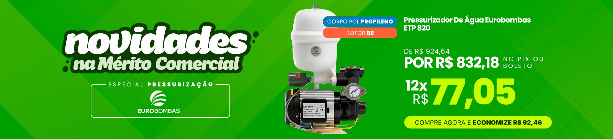 Linha completa Mérito Comercial