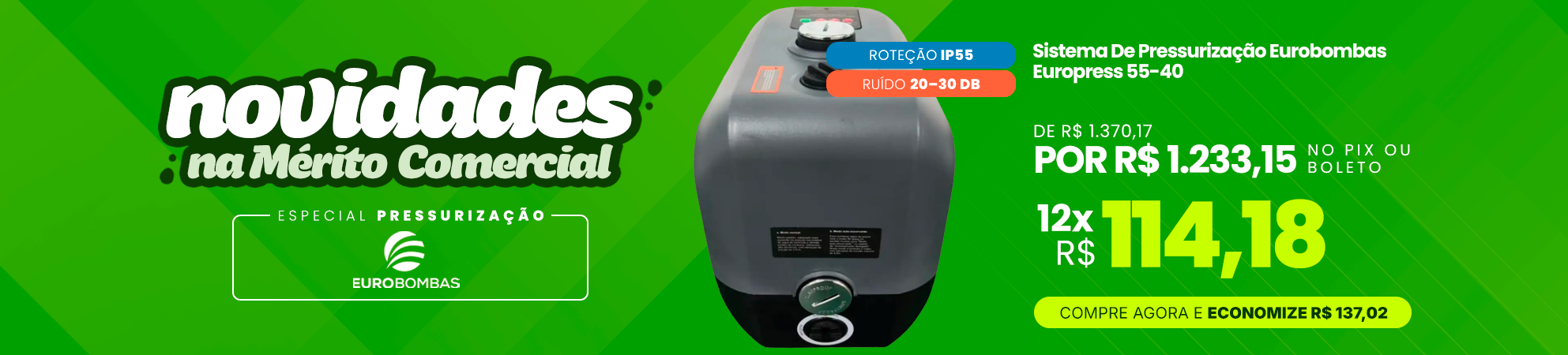 Pressurizadores Eurobombas